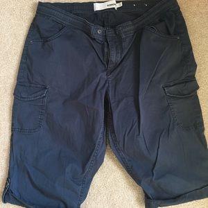2/$12 Sonoma Womans size 12p  capris blue EUC